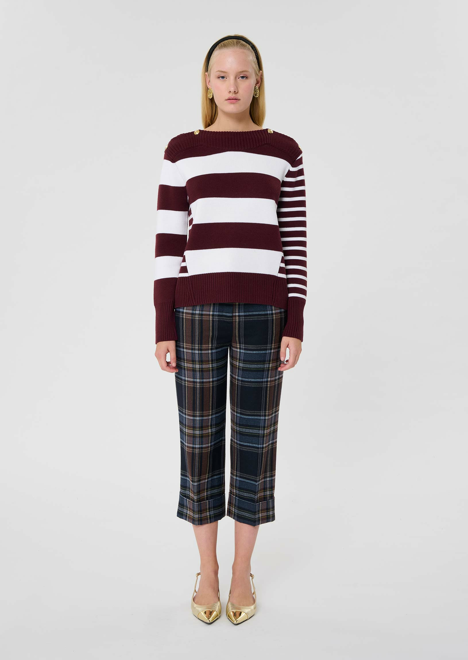 Pull Poetesse-Bordeaux en Polyester