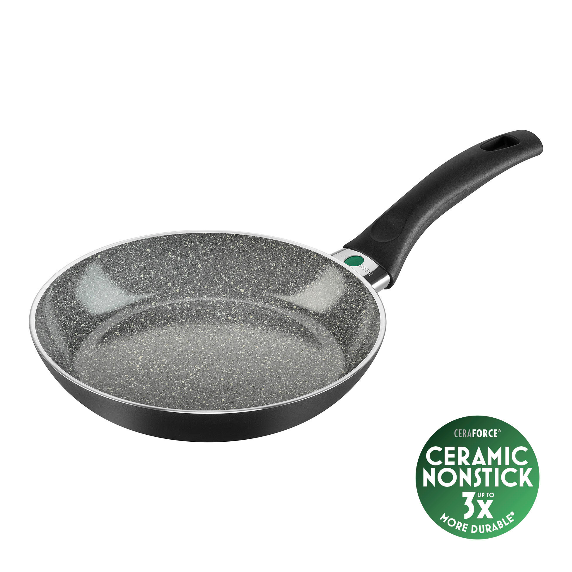 Poêle 20 cm, Aluminium, Noir, Céramiqe