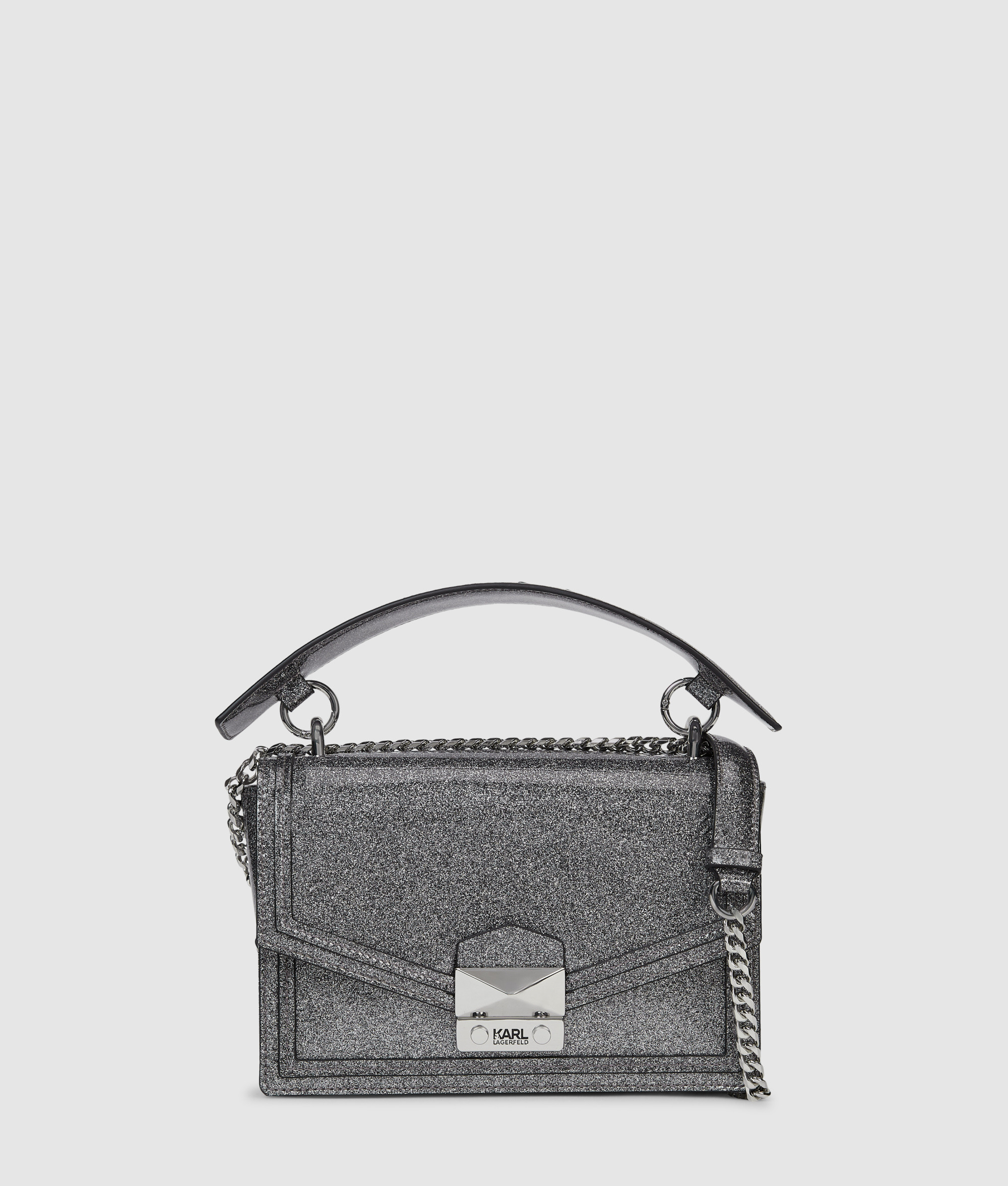 K/STYLE GLITTER SHOULDER BAG