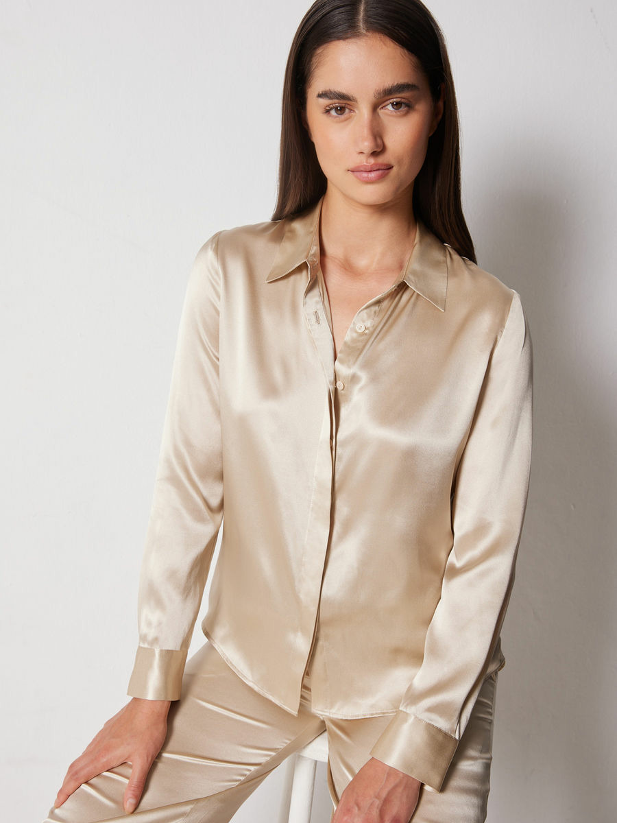 Chemise Soie Juny BEIGE
