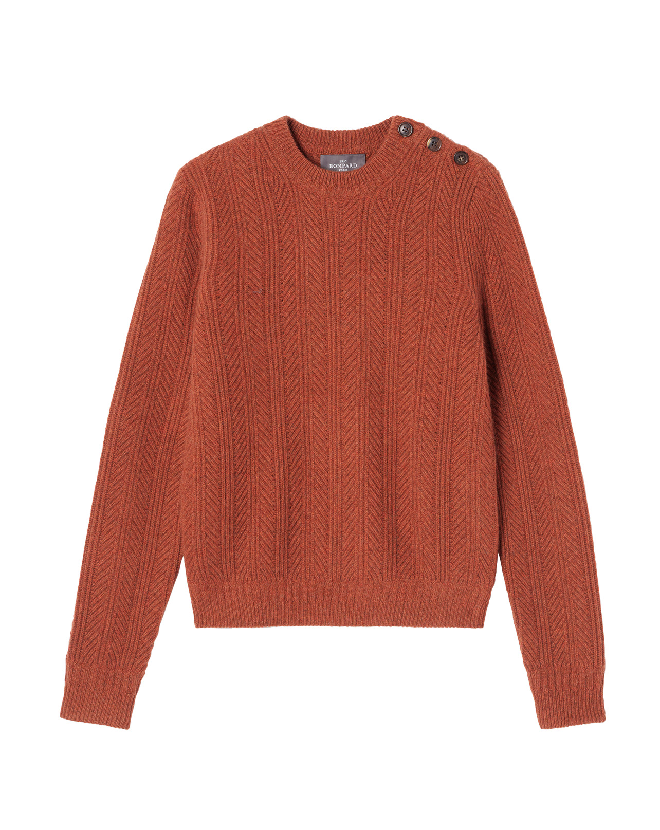 Pull col rond à chevrons - Femme - ERABLE