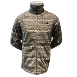 Granite Mountain Printed Fleece Jacket Vert