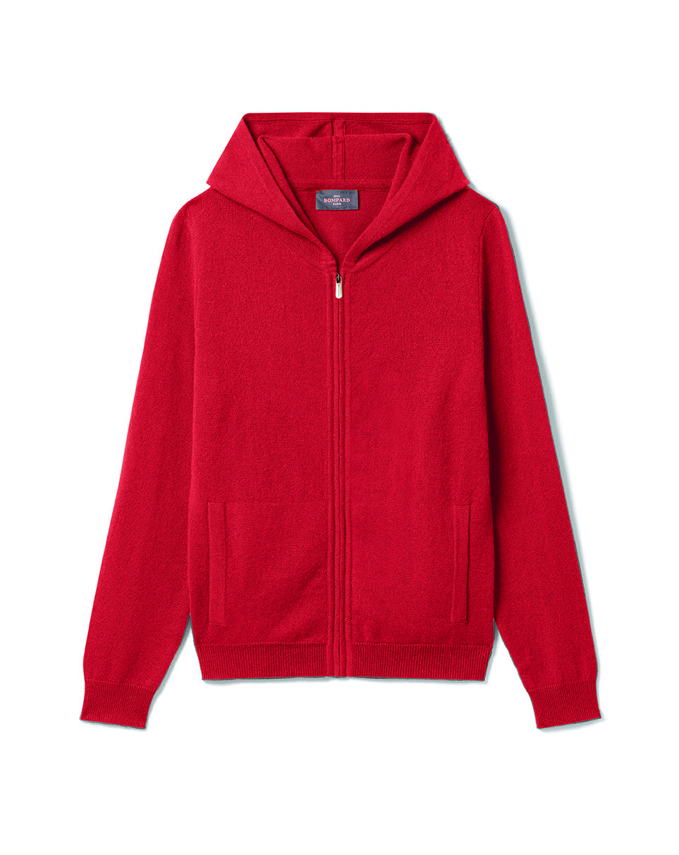 Pull à capuche zippé - Femme - GARNET