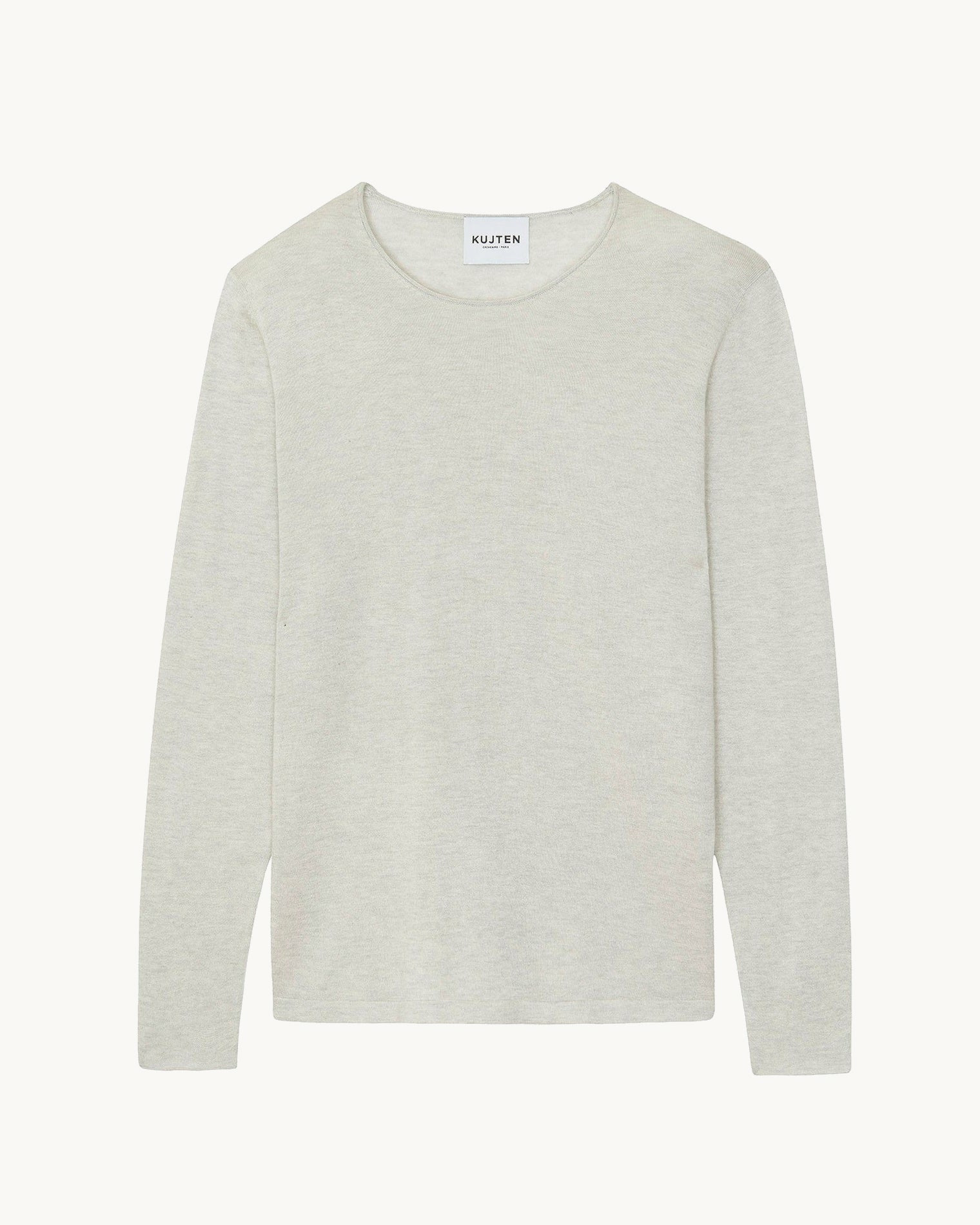 T-Shirt Richie Top Col Rond Cachemire Et Soie, 1 fil