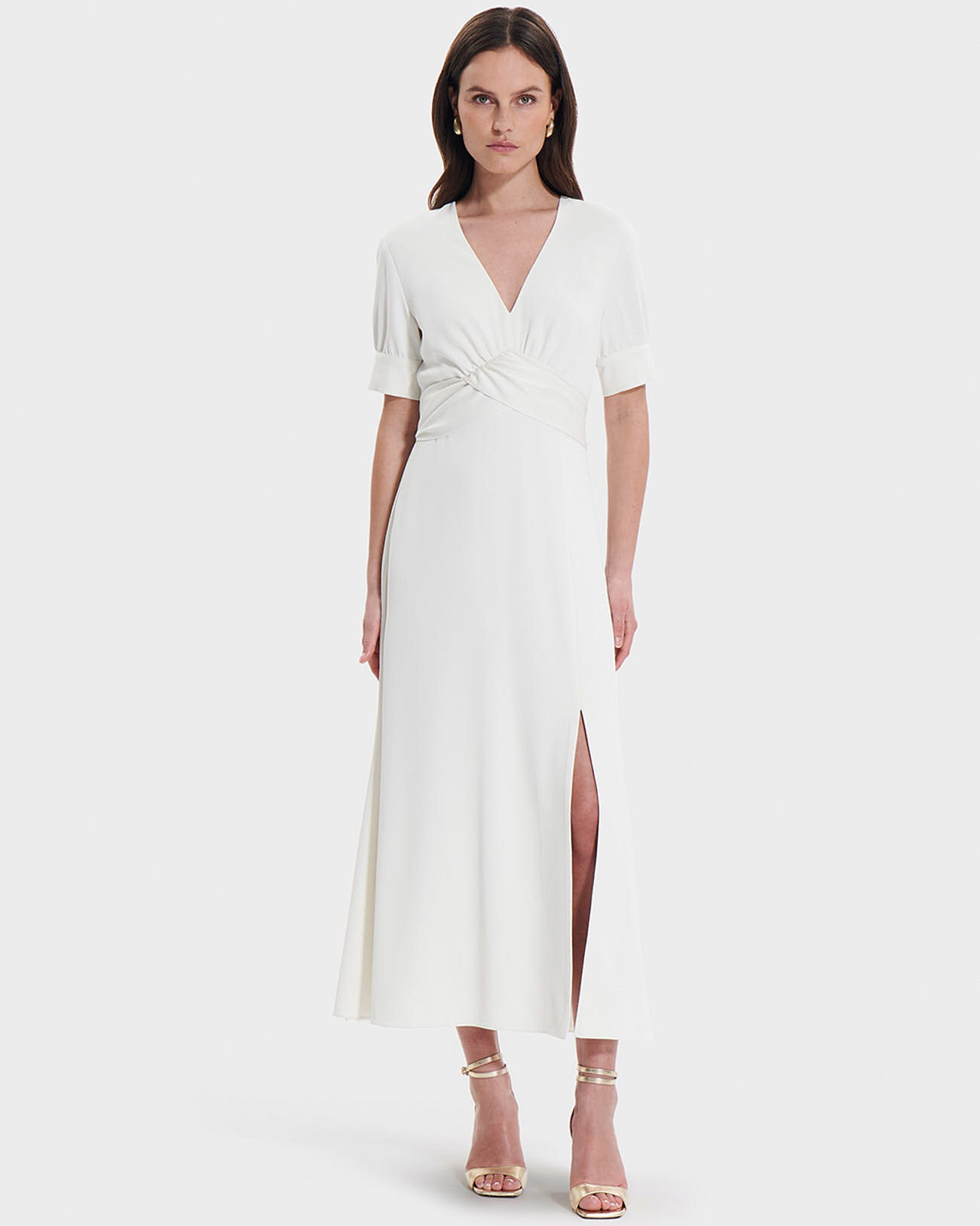 Robe Roseau Ecru en Polyester