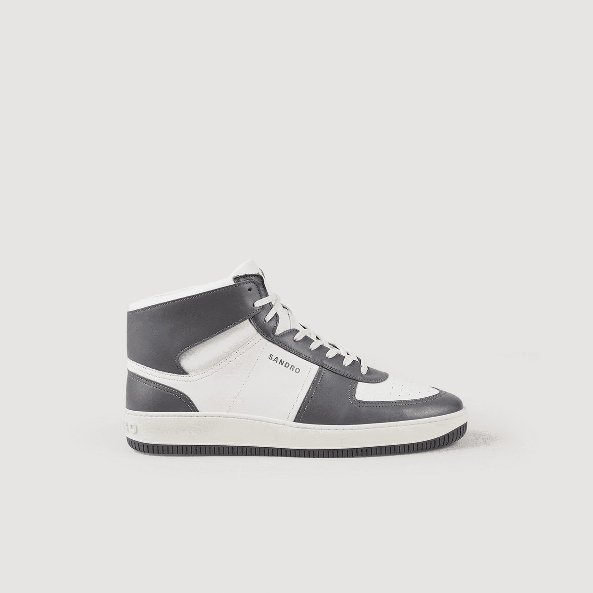 Sneakers montantes en cuir