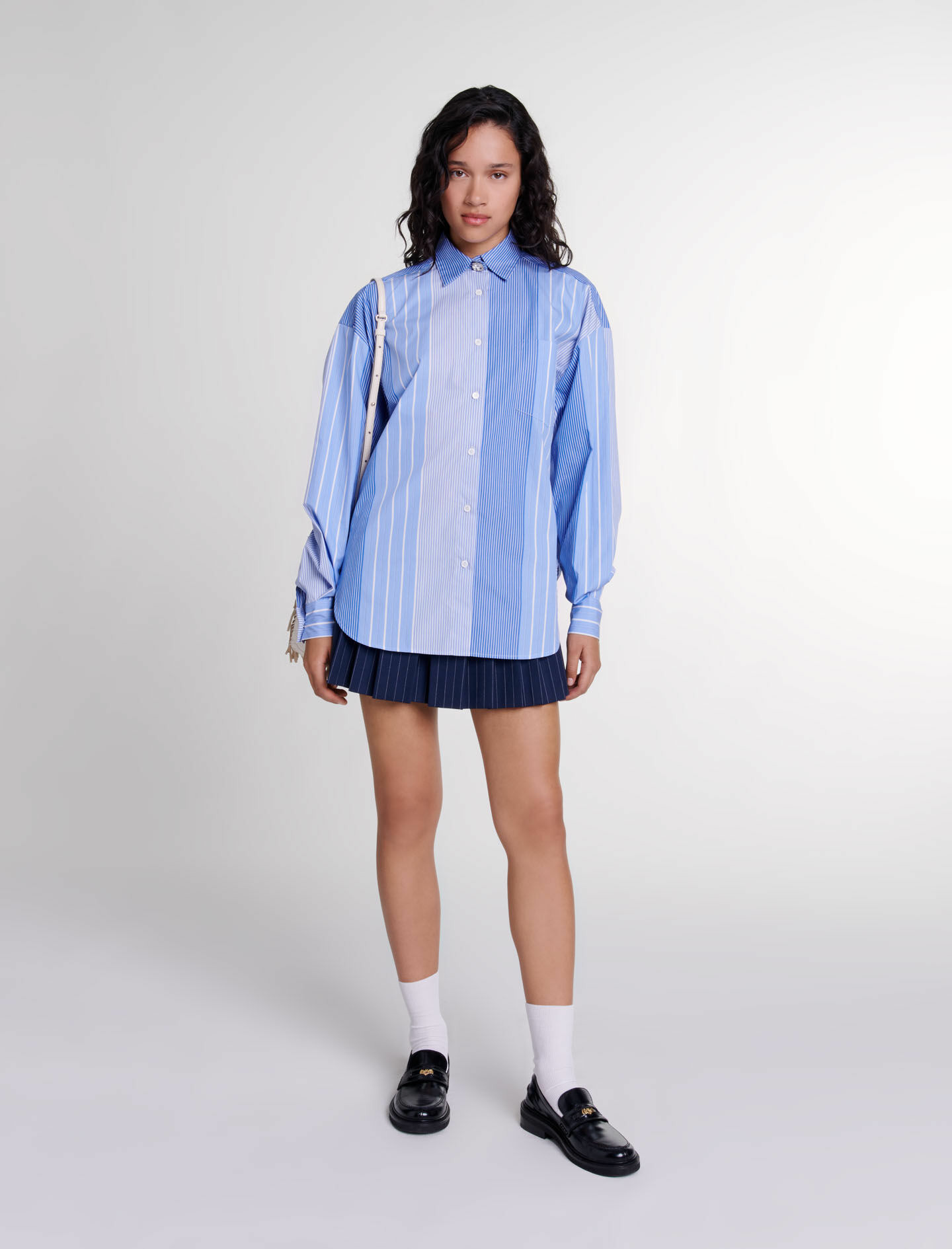 Chemise loose à rayures