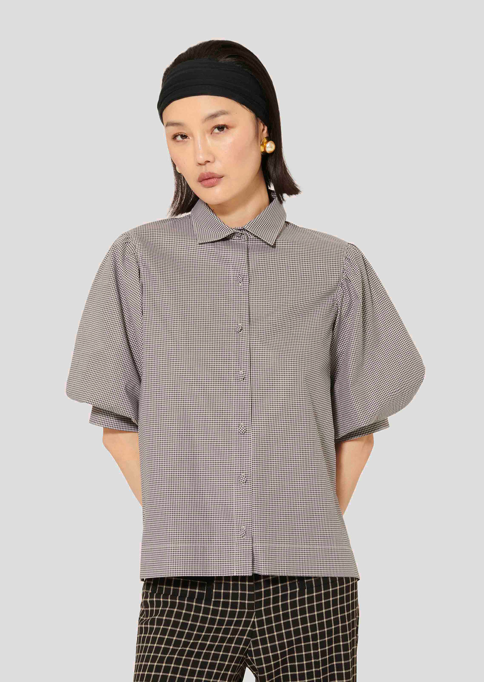 Chemise Calypso-Charcoal en Coton