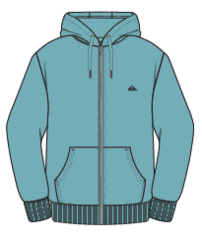 BASIC HOOD ZIP YOUNG MEN