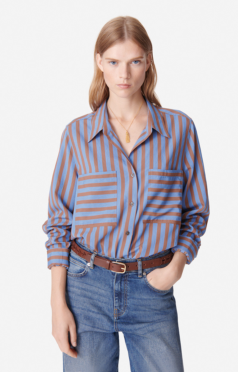 Chemise Dann En Viscose Mélangée