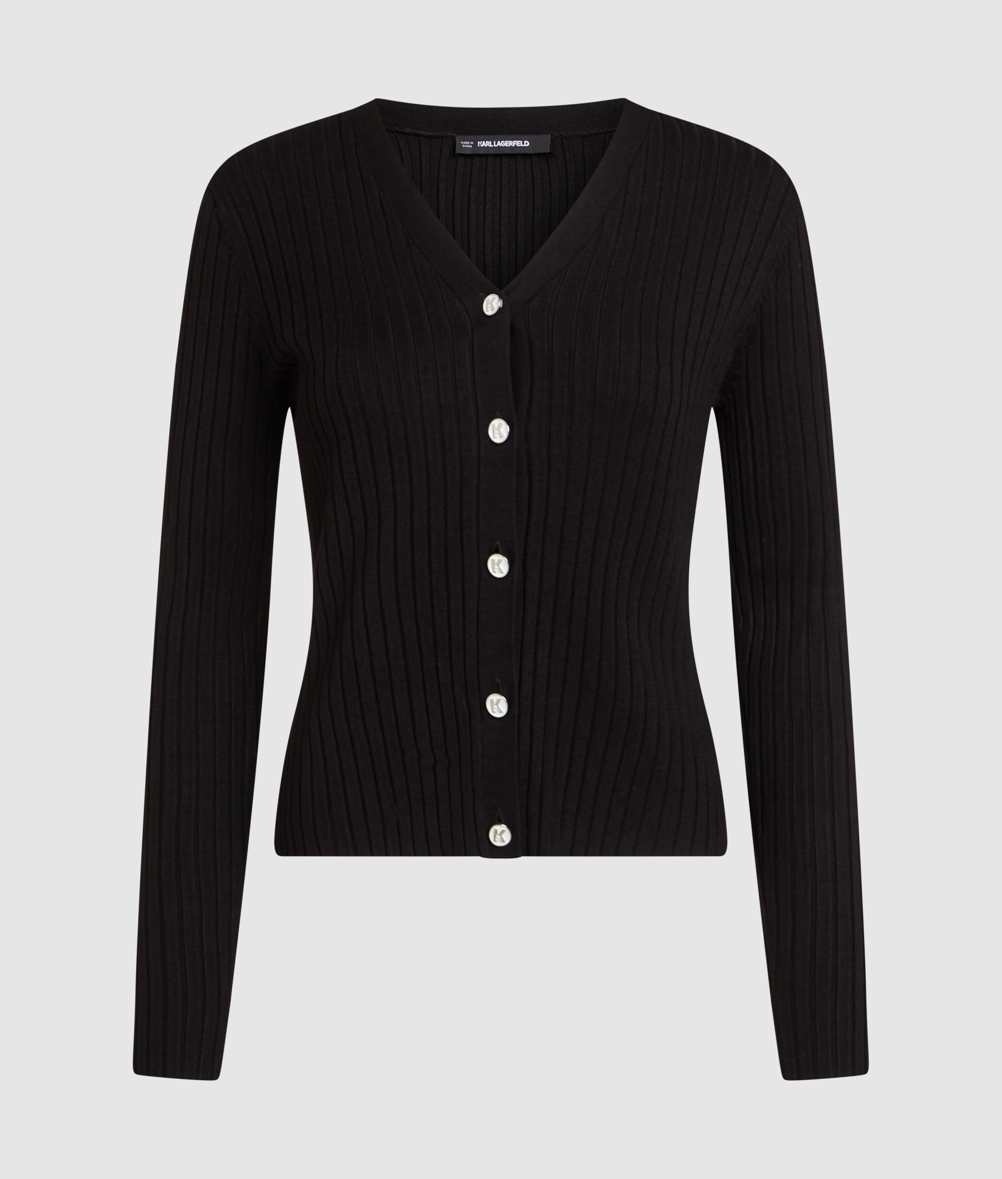K BUTTON KNIT CARDIGAN