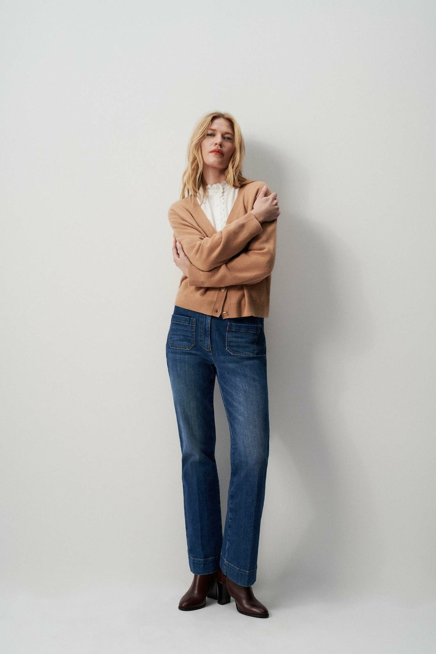 Gilet milou 100% laine