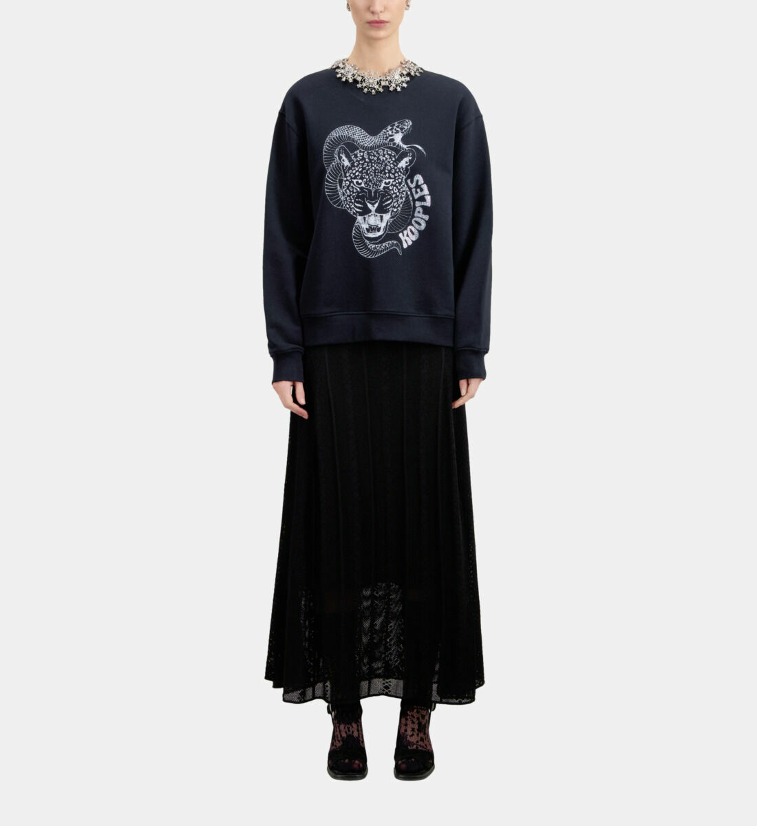 Sweatshirt Avec Print Leo Snake Femme