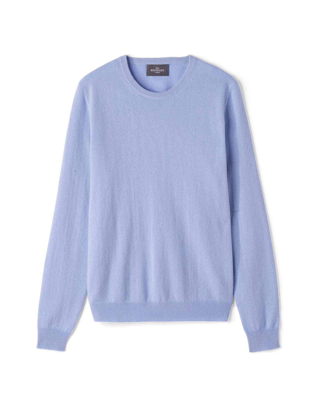 Pull col rond classique - Femme - BLEU AQUARELLE