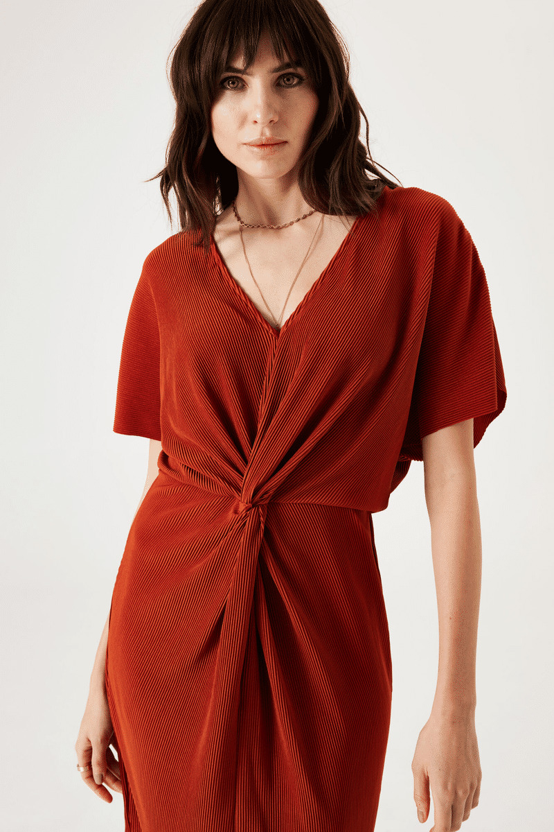 Women Dress Brown