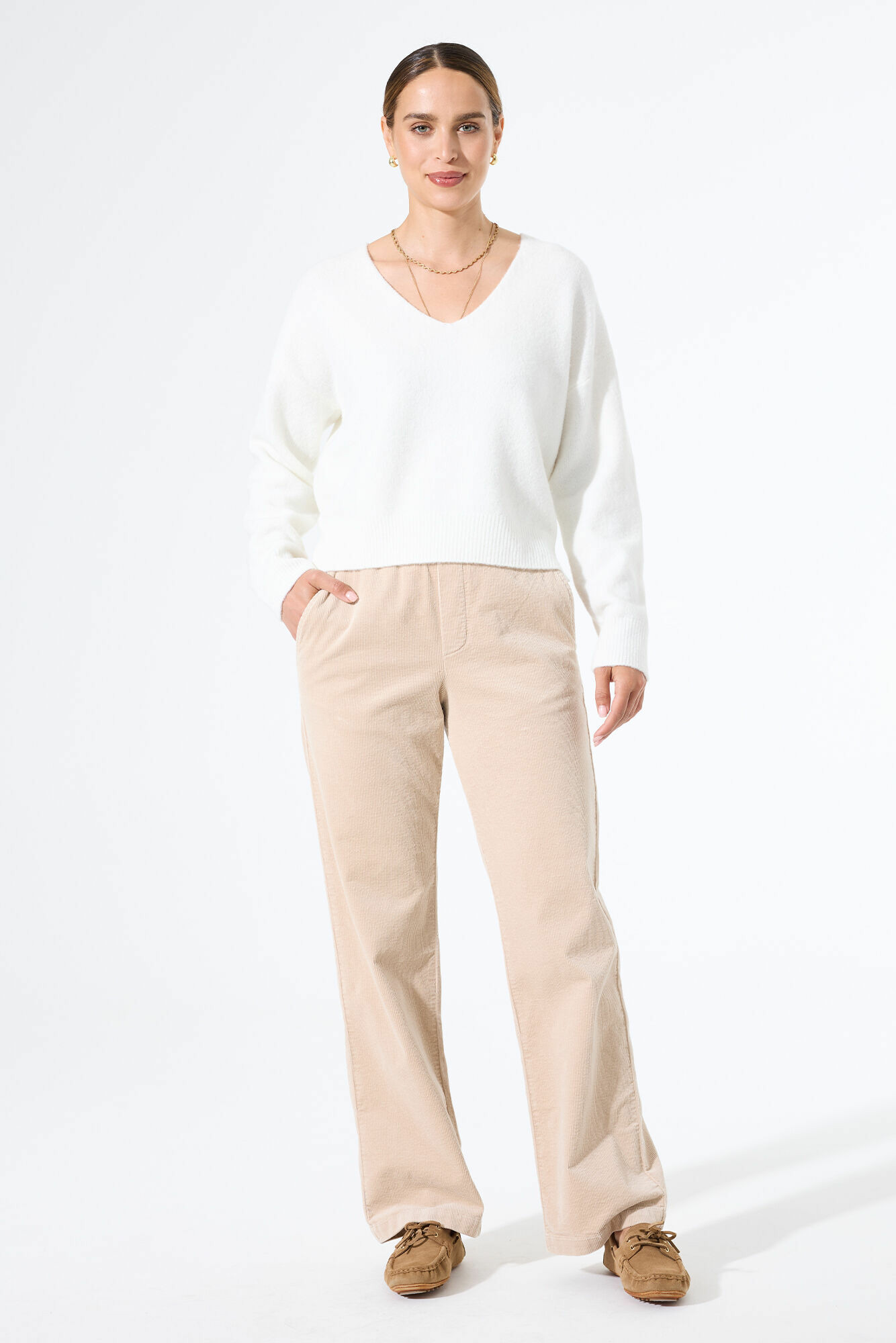 Women Pants Brown