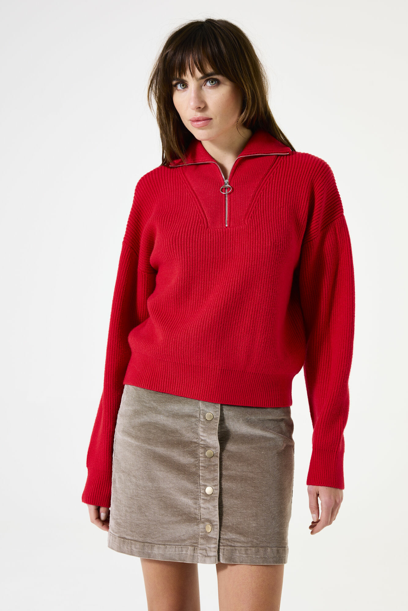 Women Sweater Red
