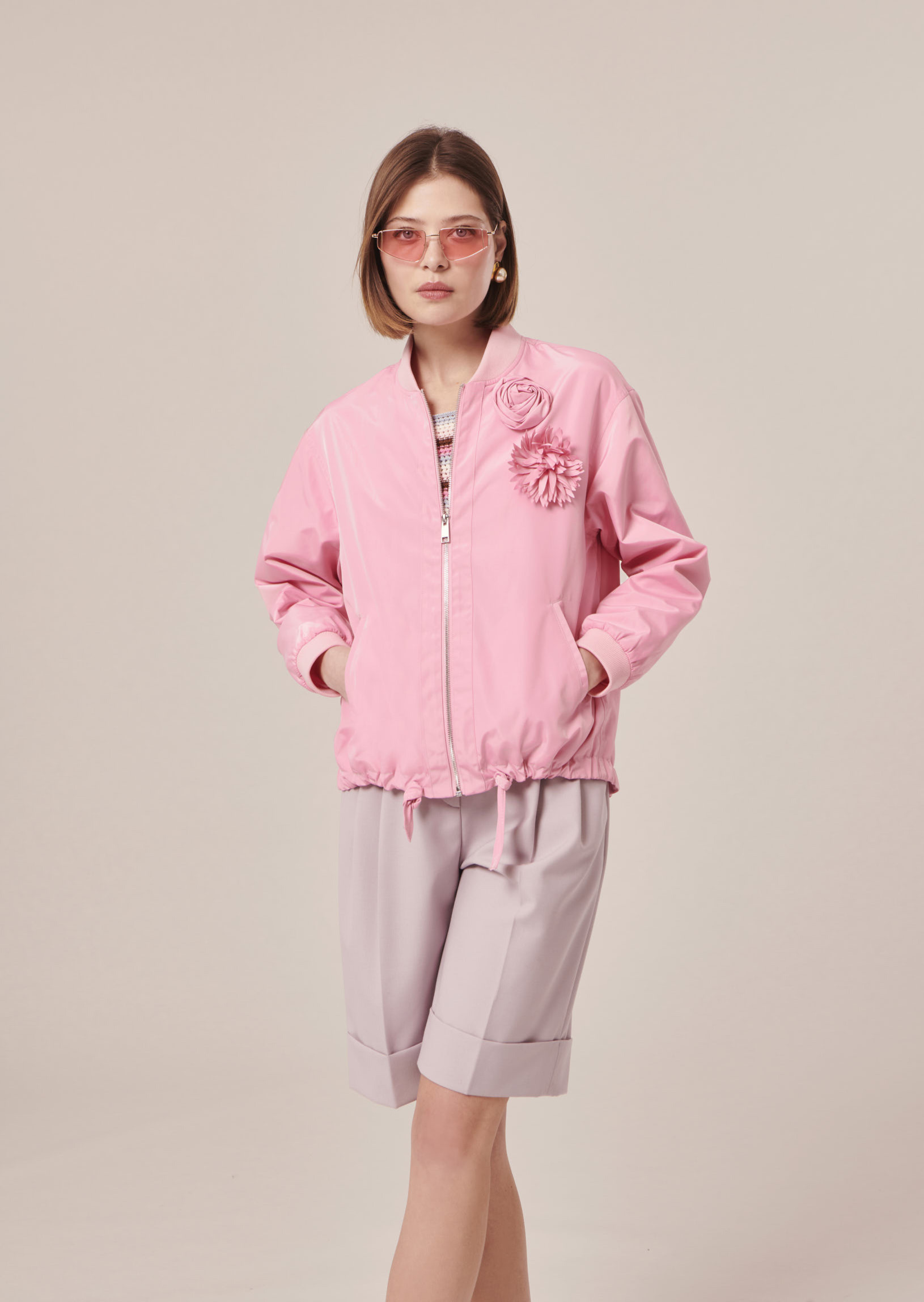 Blouson Basile-Blush en Polyester