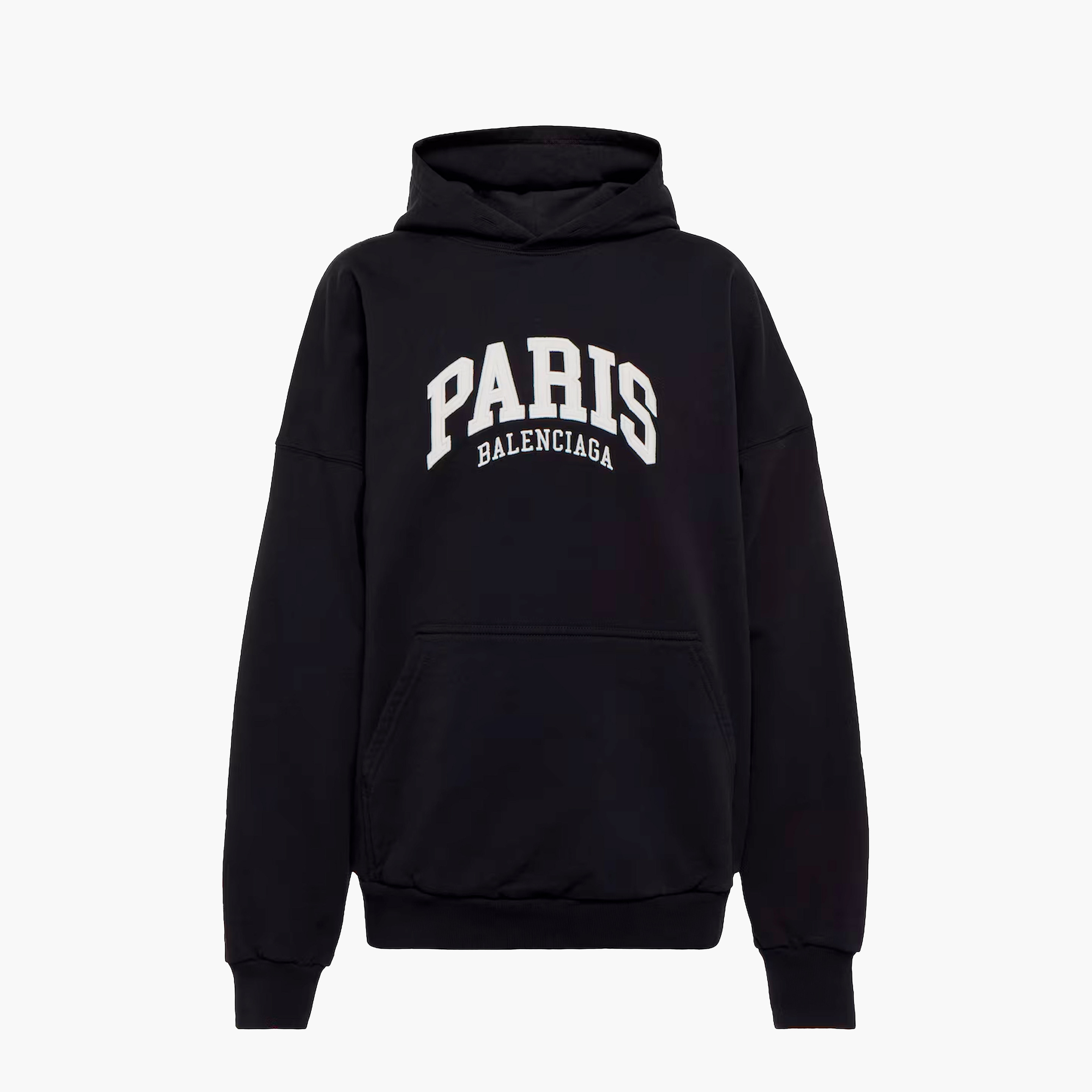 Balenciaga Hoodie Cities Paris Noir