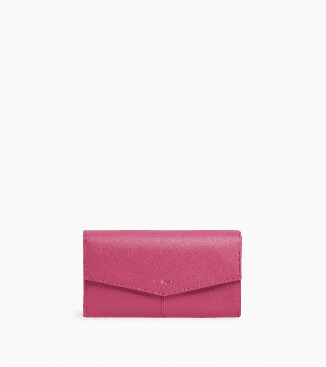 Grand portefeuille Charlotte en cuir lisse