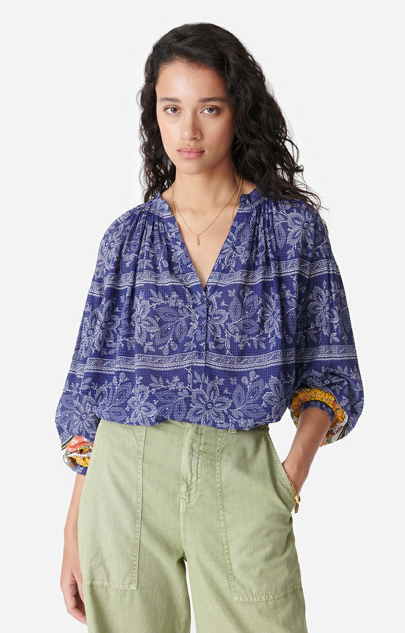 Blouse Nipoa En Viscose et Coton