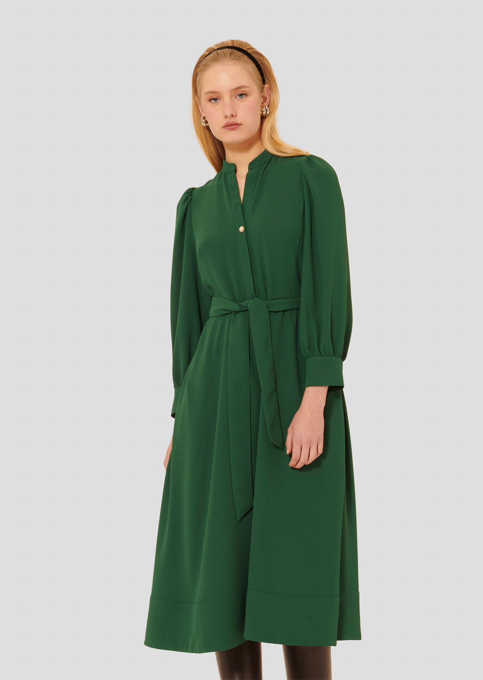 Robe Rivoltina-Vert en Polyester