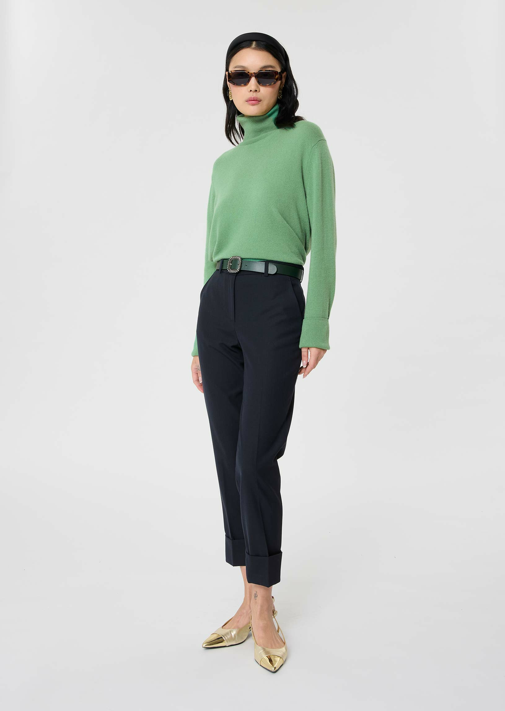Pantalon Philippa-Nuit en Polyester Recyclé