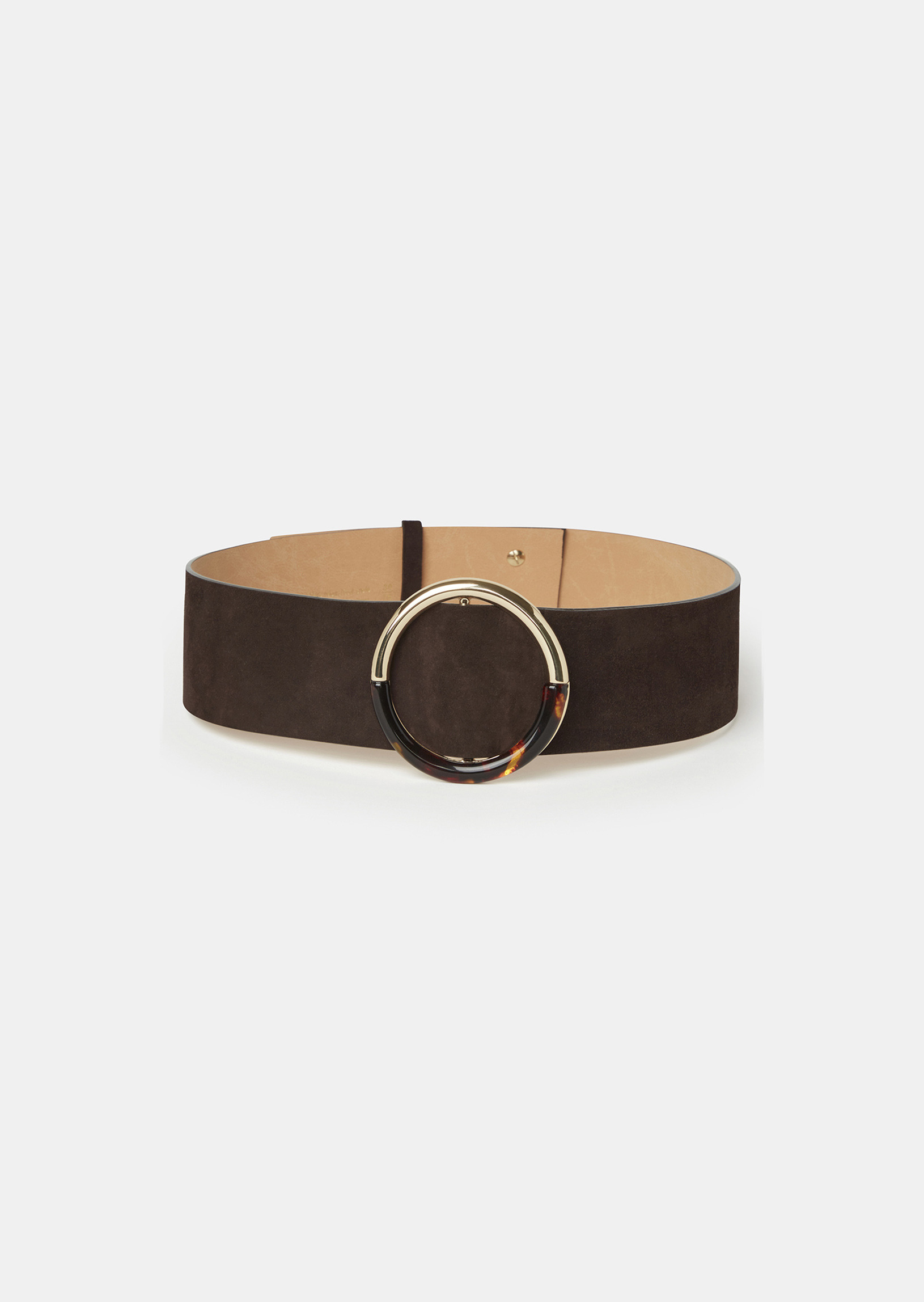 Ceinture Lauren-Figue en Cuir De Vachette