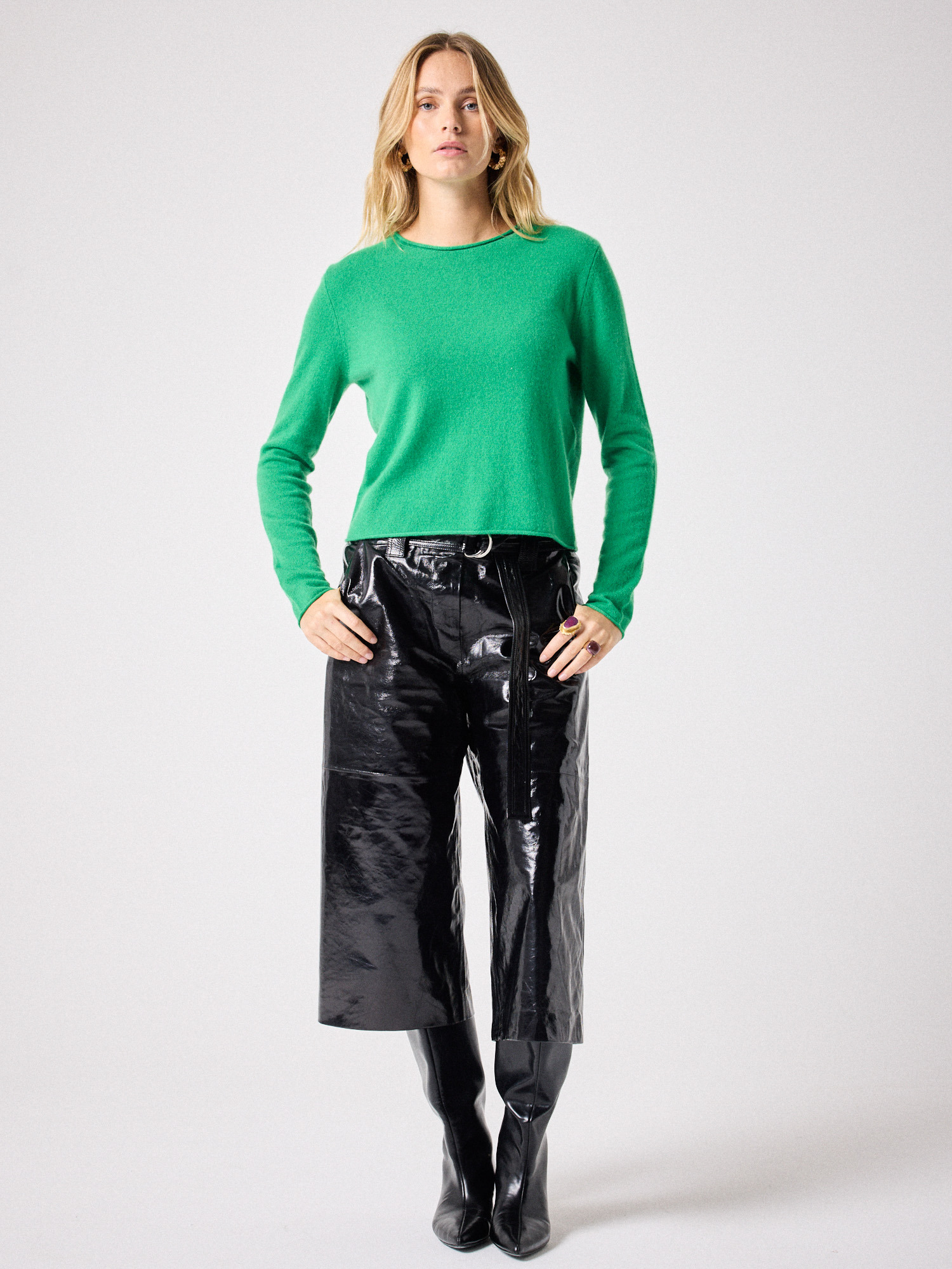 Pull cachemire Lilan TREFLE