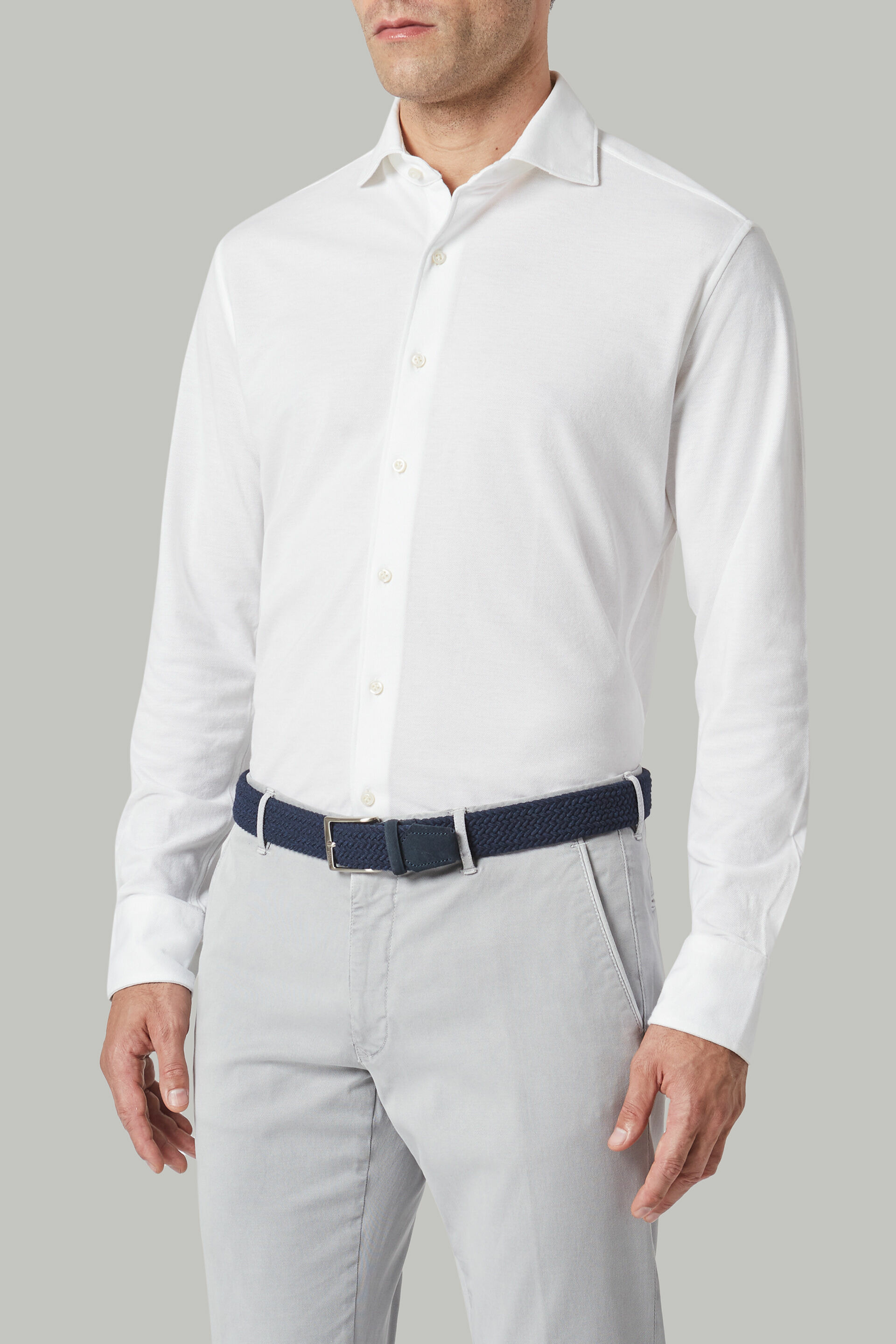 Ceinture Tressée Extensible En Viscose Mélangée