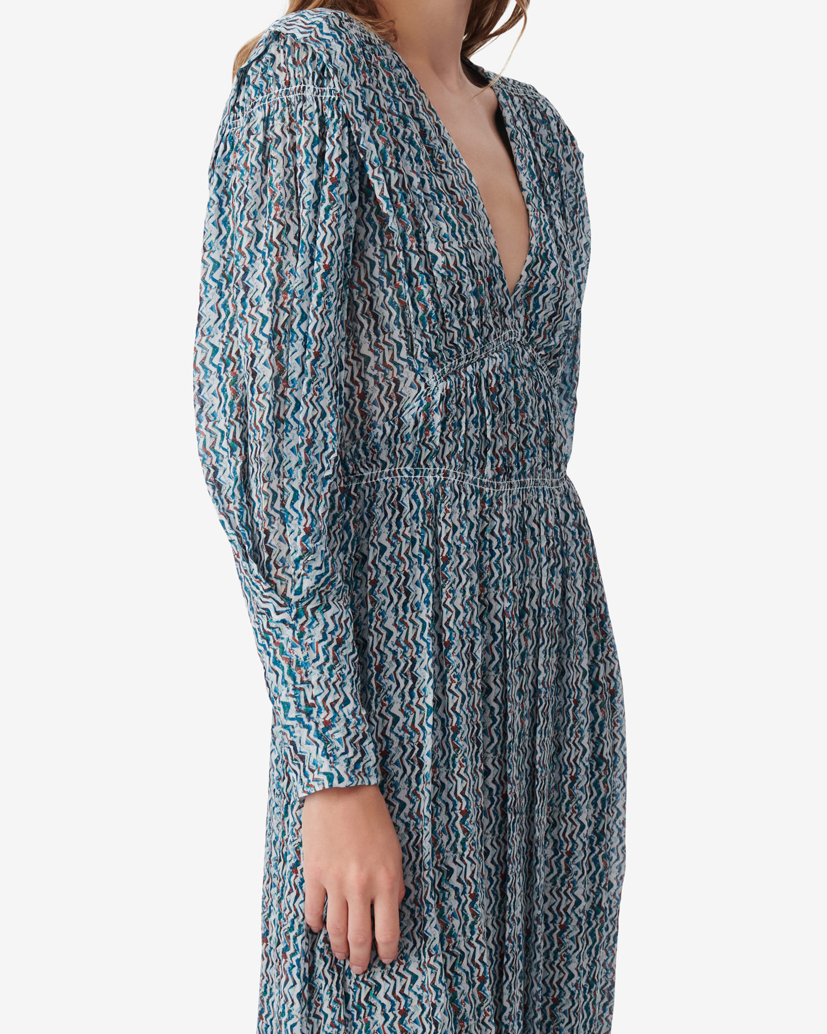 Robe Longue À Imprimé Graphique Rinate