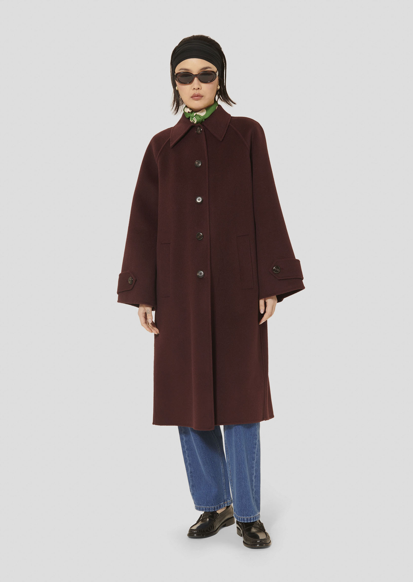 Manteau Marly-Figue en Laine