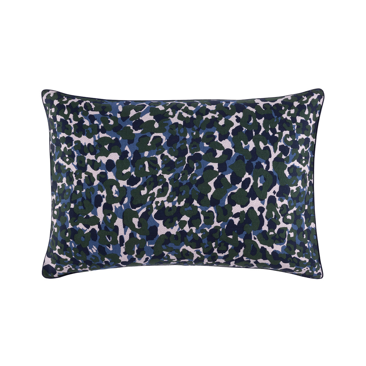 Kenzo - Taie d'oreiller en satin multicouleurs, K Pansa