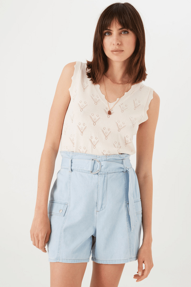 Women Shorts Blue