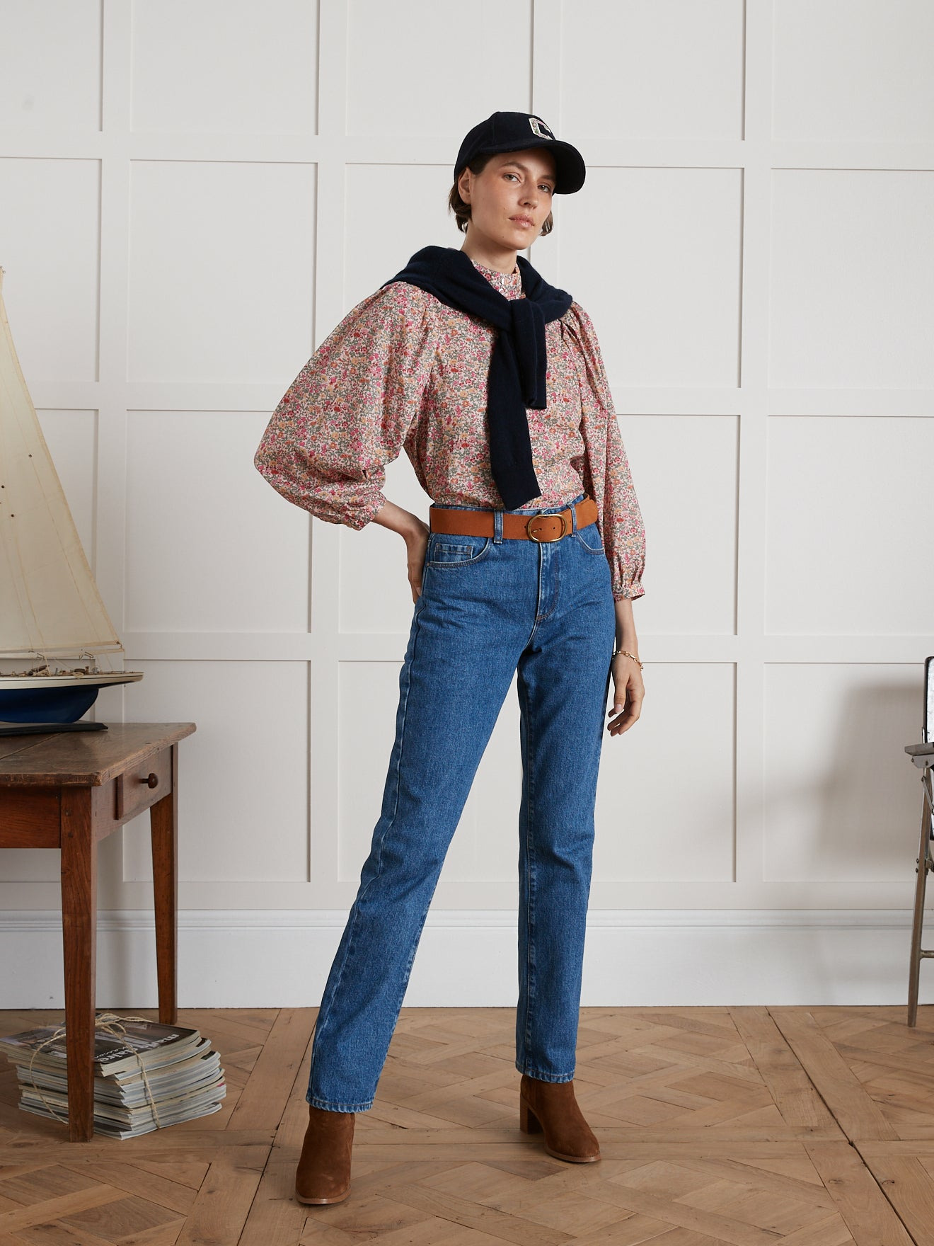 PANTALON DENIM DROIT STON