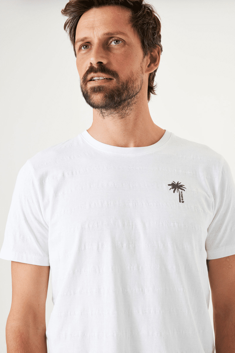 Men T-shirt White