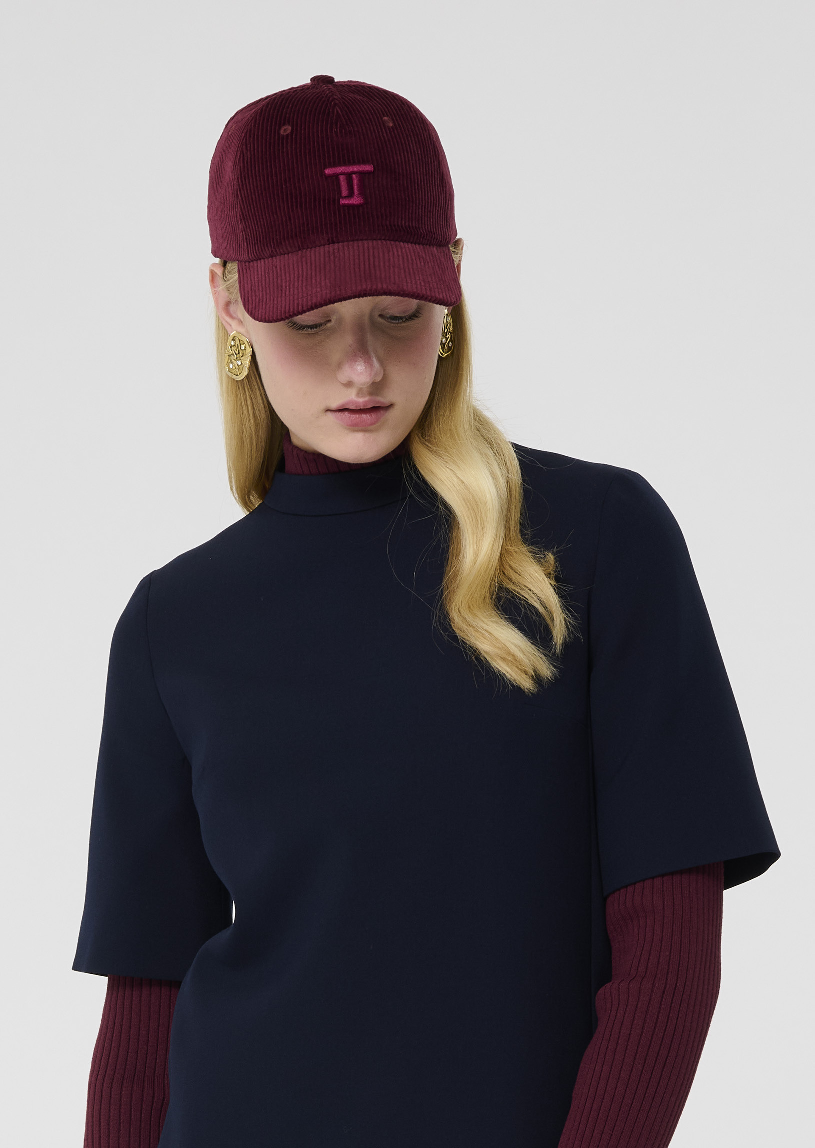 Casquette Carole-Bordeaux en Coton