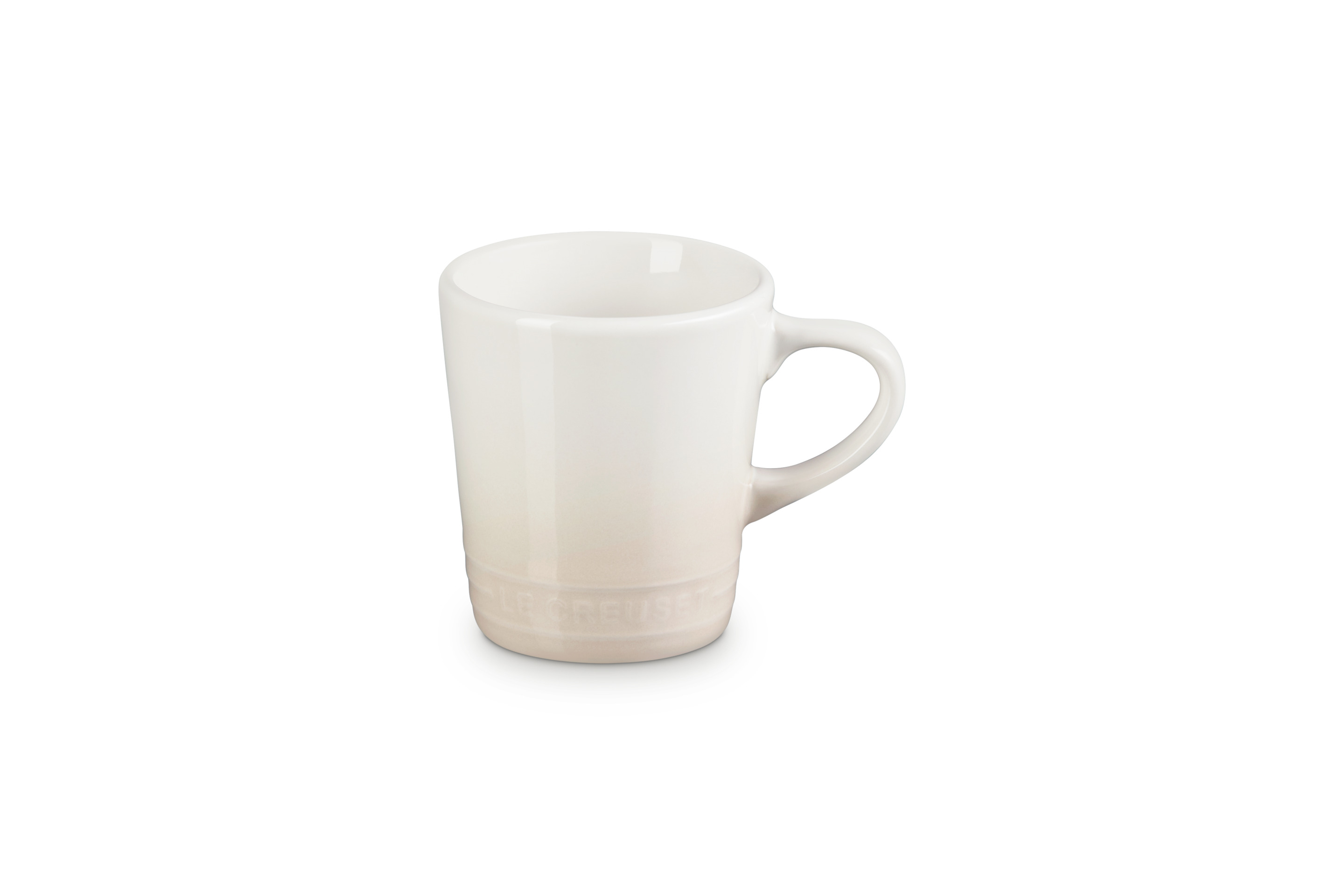 Tasse espresso V 100ml en céramique meringue