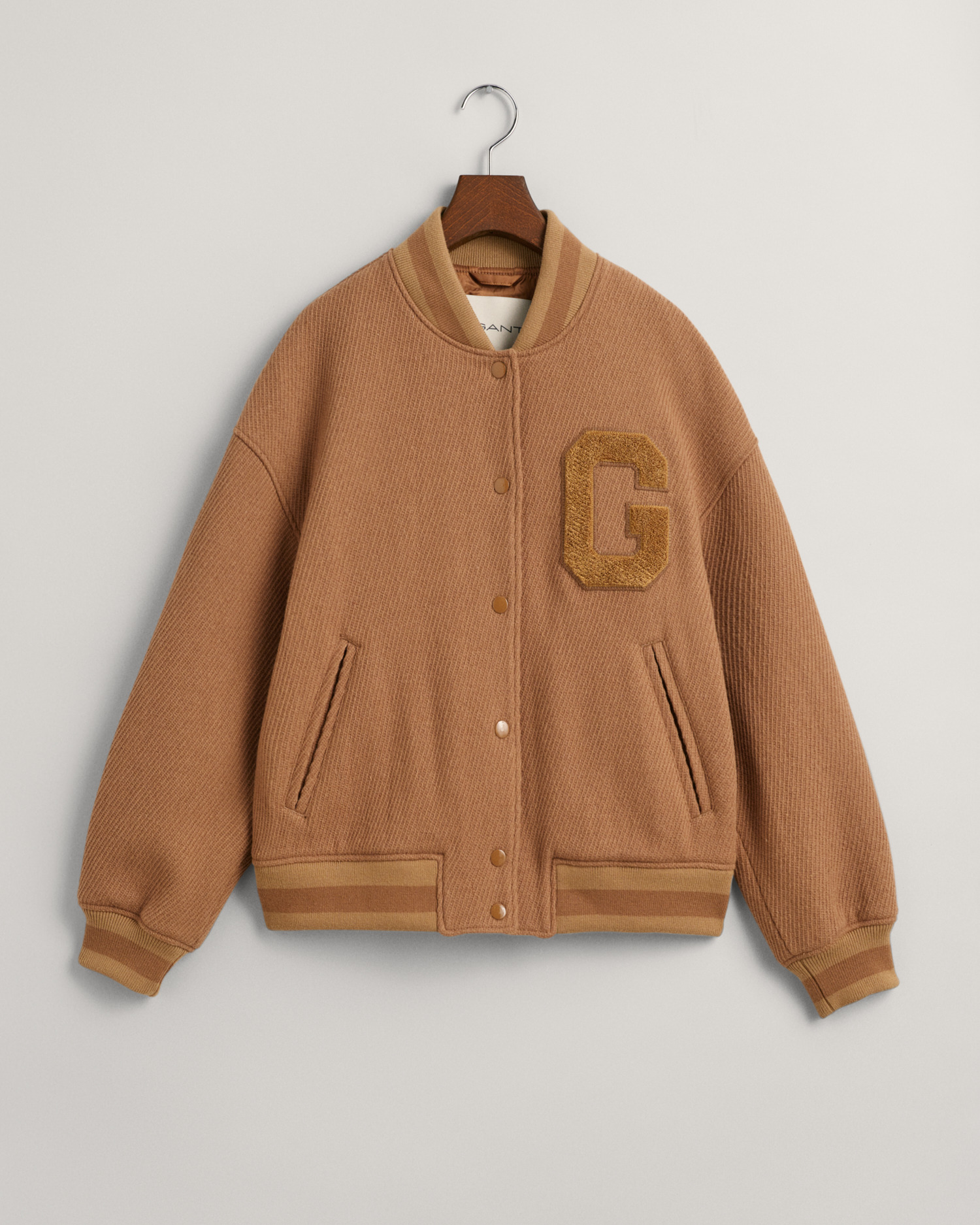 Wool Twill Varsity Jacket