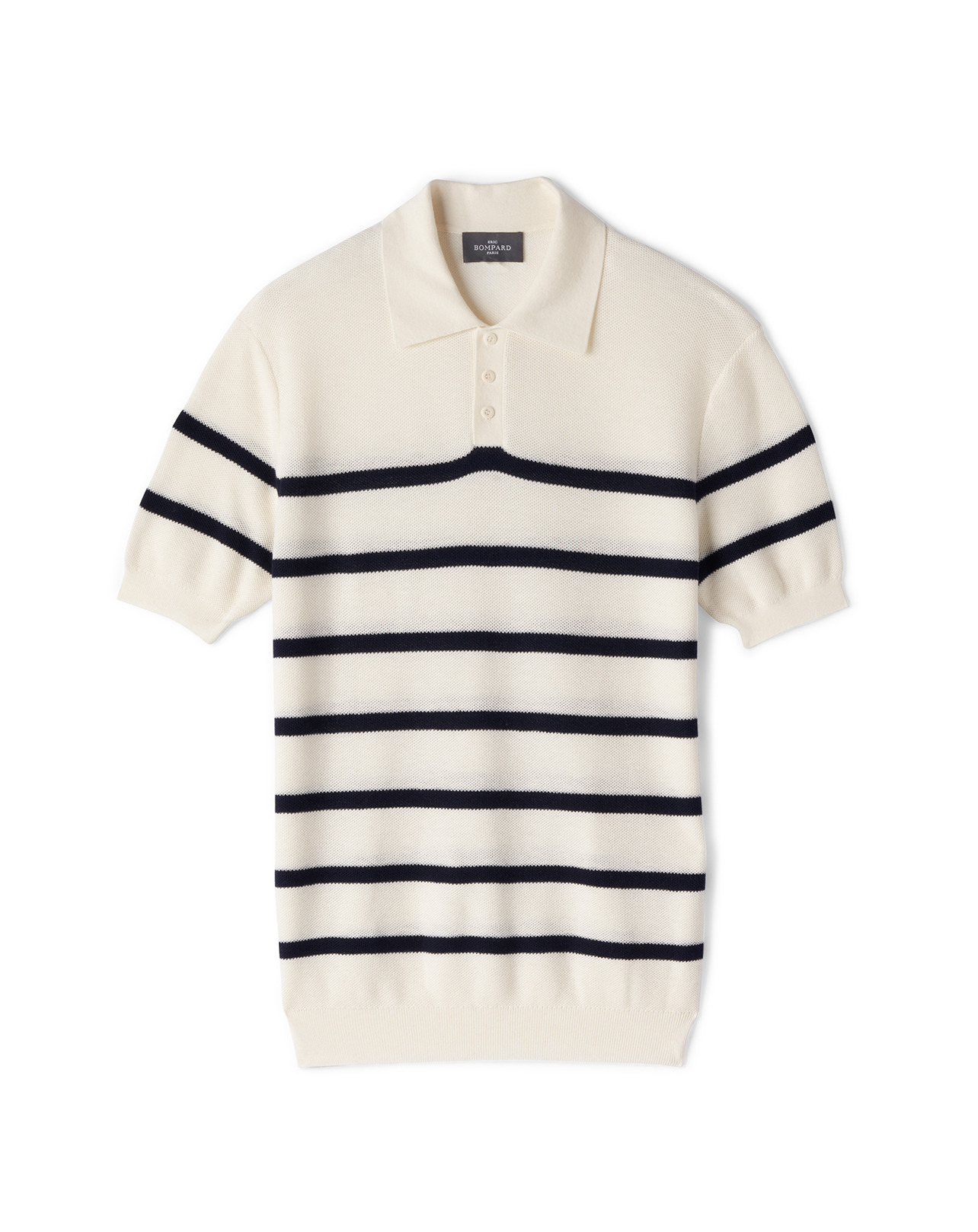 Polo marinière  - Homme - NATUREL/MARINE