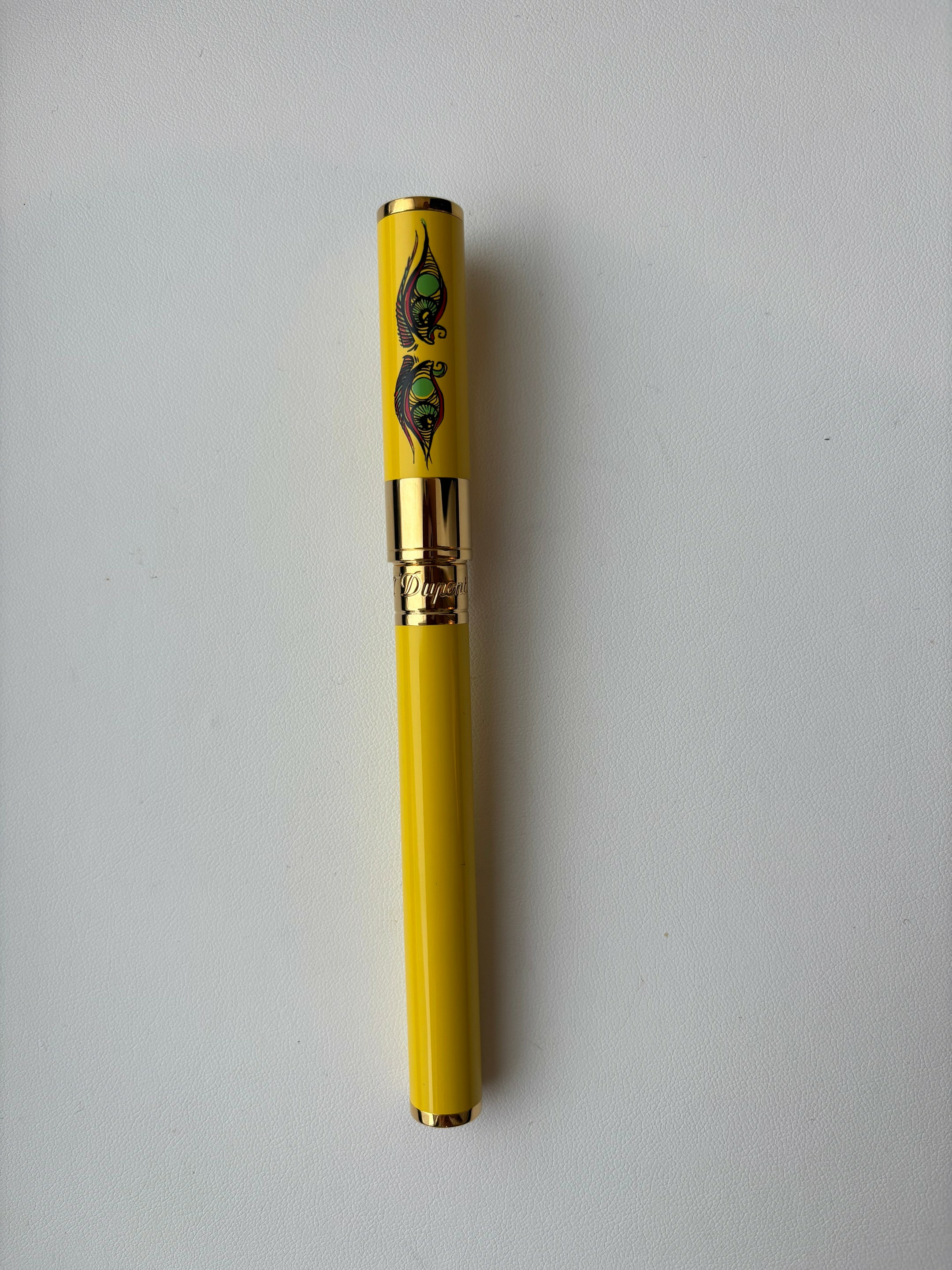 GAMME INITIAL - 1 STYLO ROLLER JAUNE PROJET SPECIAL YEUX