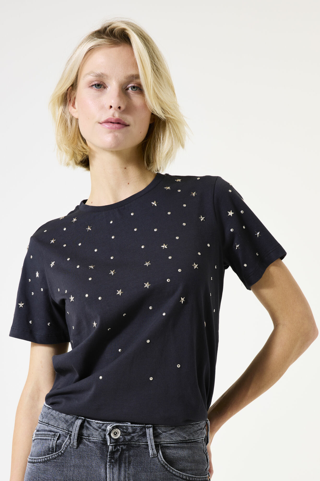 Women T-shirt Gray