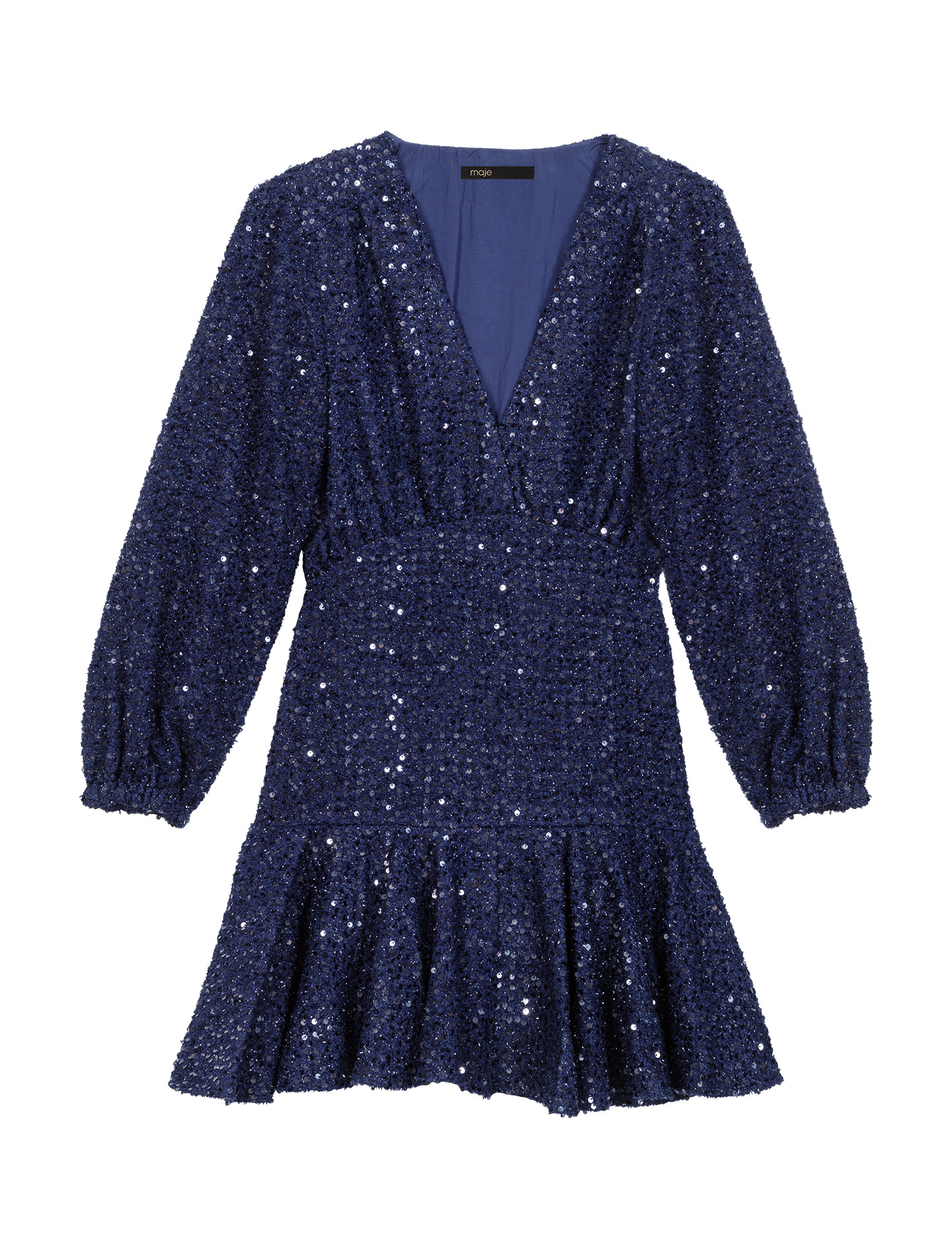 Robe courte à sequins
