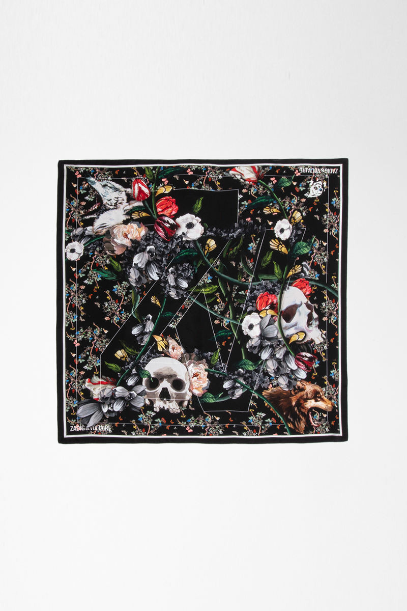 Foulard Soie Lotty Vanite