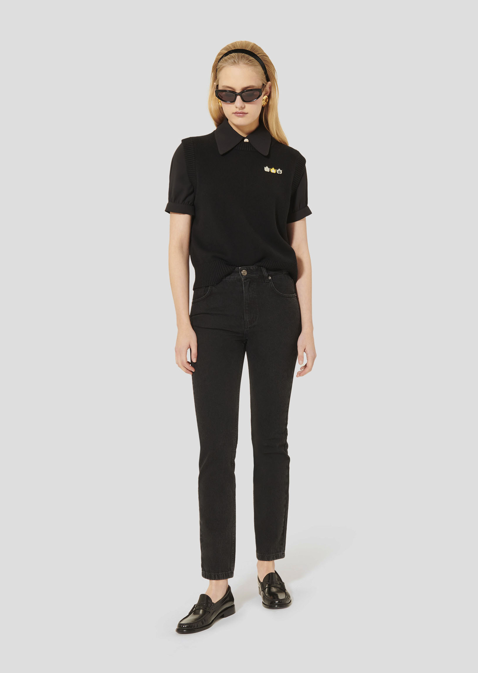 Jean Josh-Charcoal en Coton