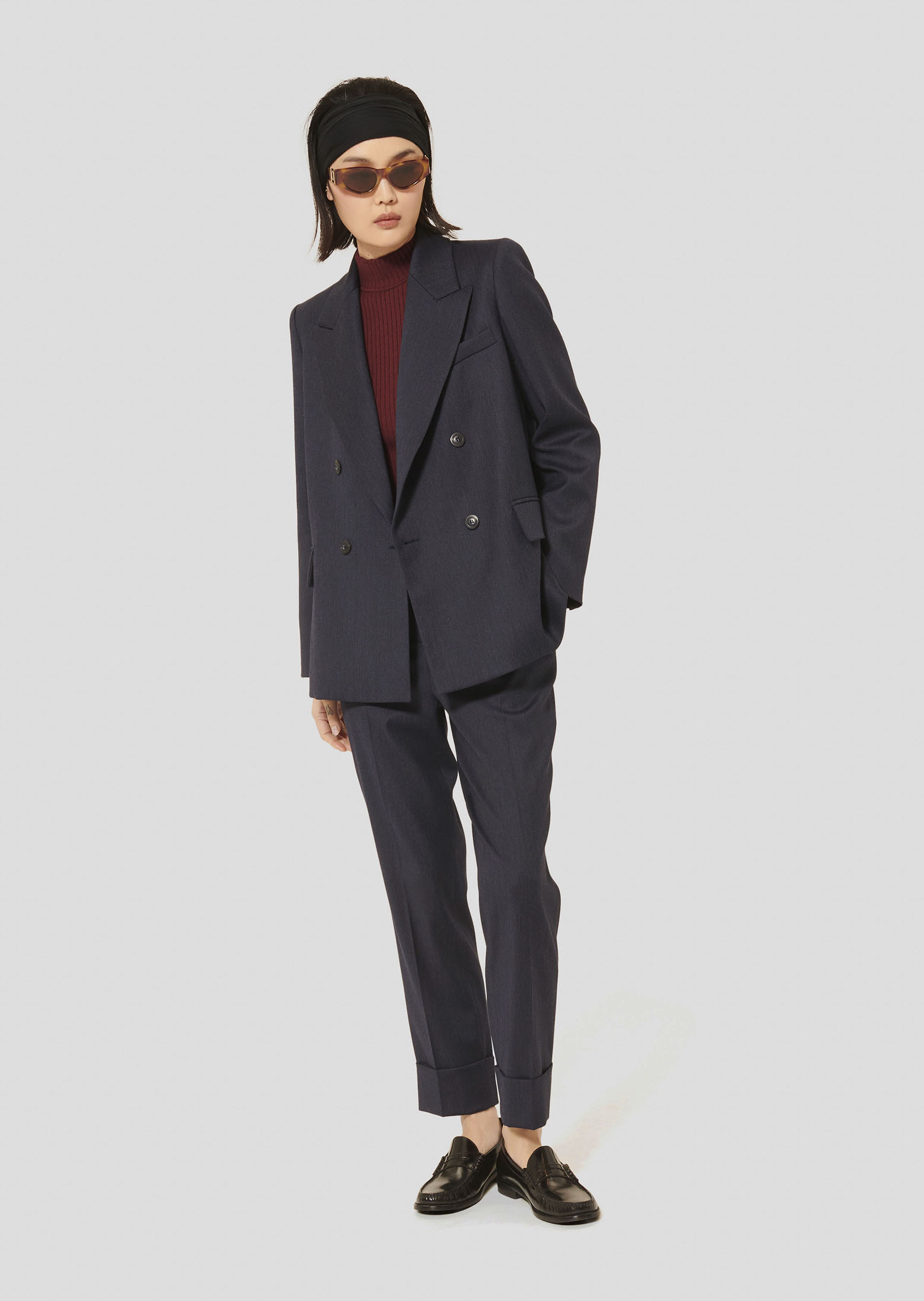 Veste Valson-Nuit en Laine Vierge