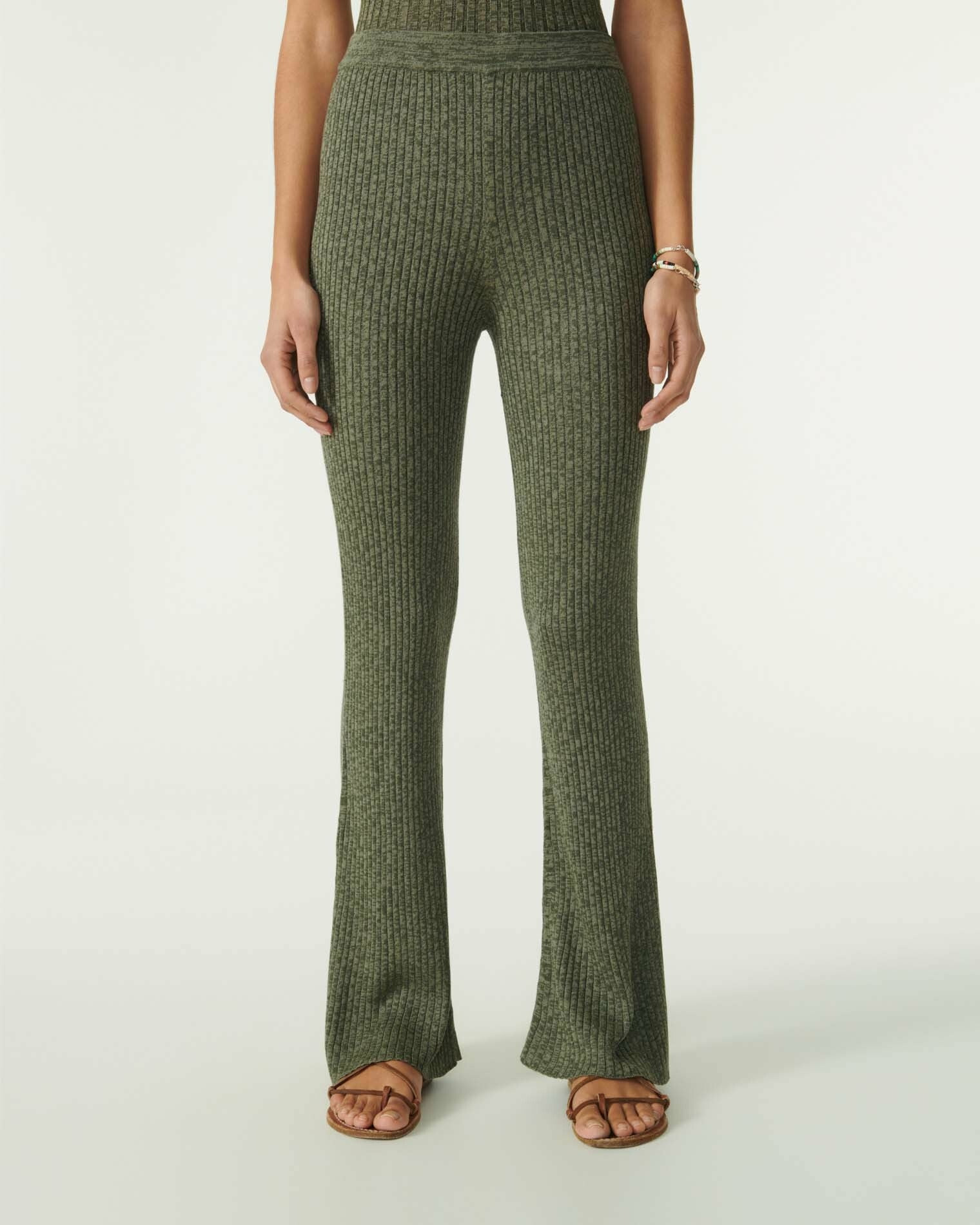 pantalon HADJA Pantalon evasé soie-cachemire