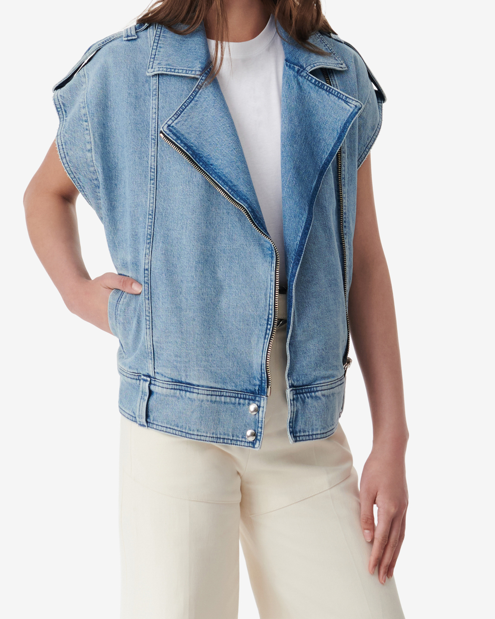 Veste En Denim Ynesa