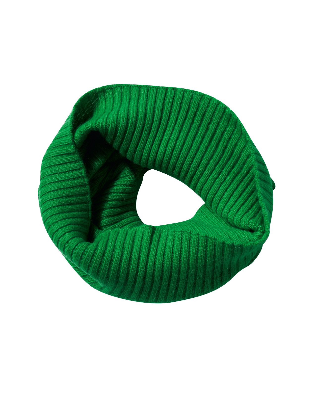 Tour de cou à côtes - Accessoire - VERT CAROUBY