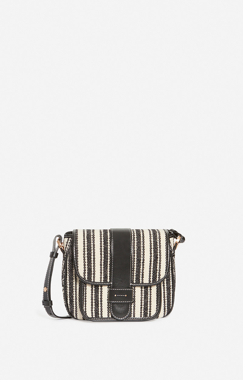 Sac À Rabat Frankie En Coton Mélangé Et Cuir Lisse
